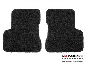 Jeep Renegade All Weather Floor Mats - Front + Rear - Rubber Woven Carpet - Black 